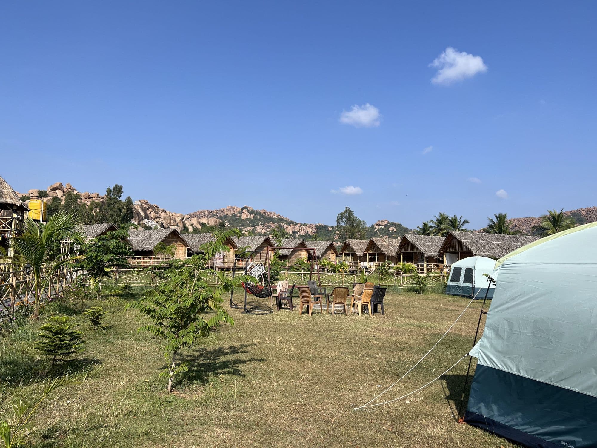 Hut stay near Hampi