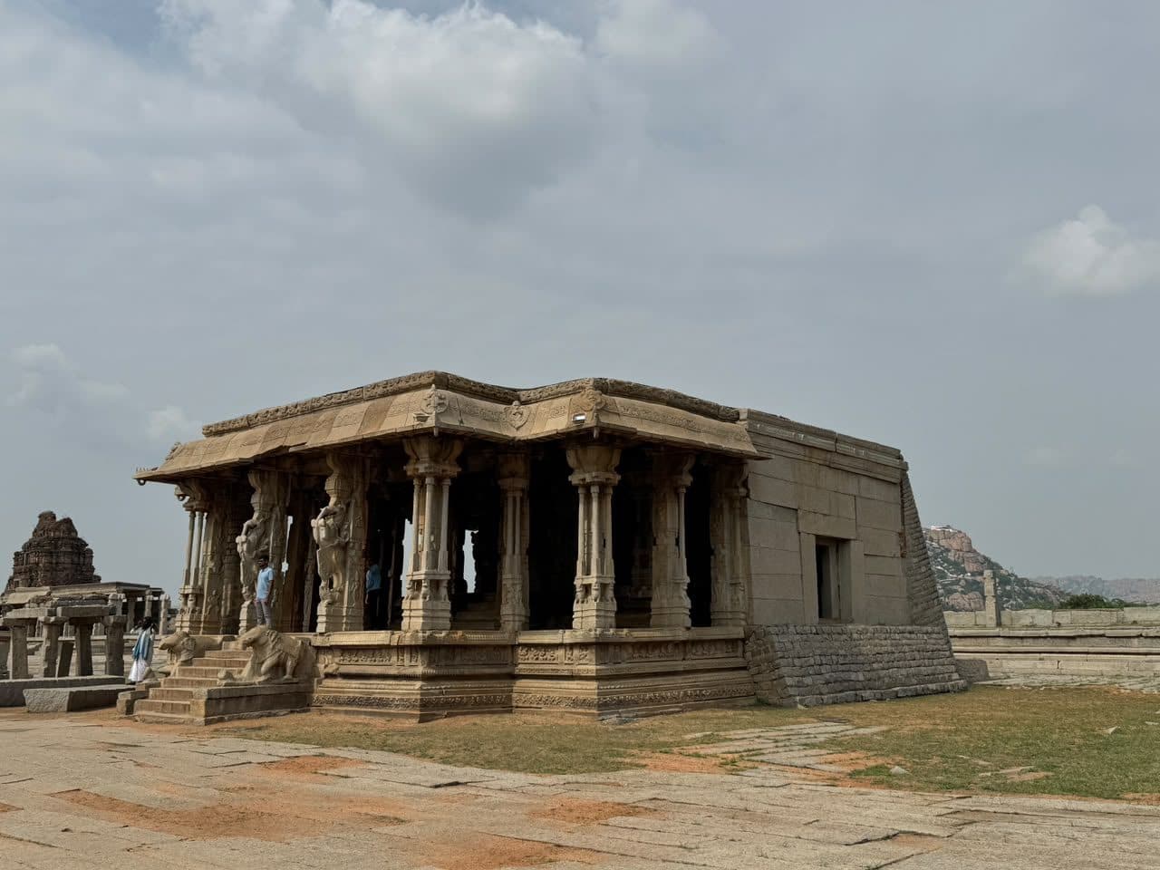 Vittala Temple's stone chariot at Hampi